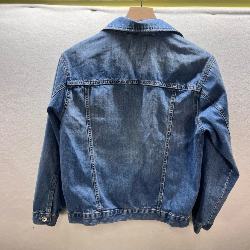 Children’s‎ Place Denim Jean Jacket Girls Youth XL (14) Blue Cute Coat 2926